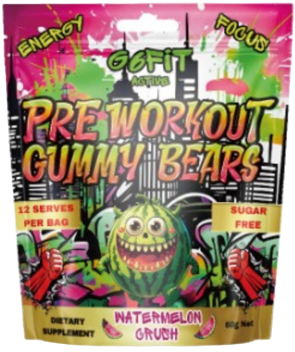 Preworkout Gummy Bears - Watermelon Crush