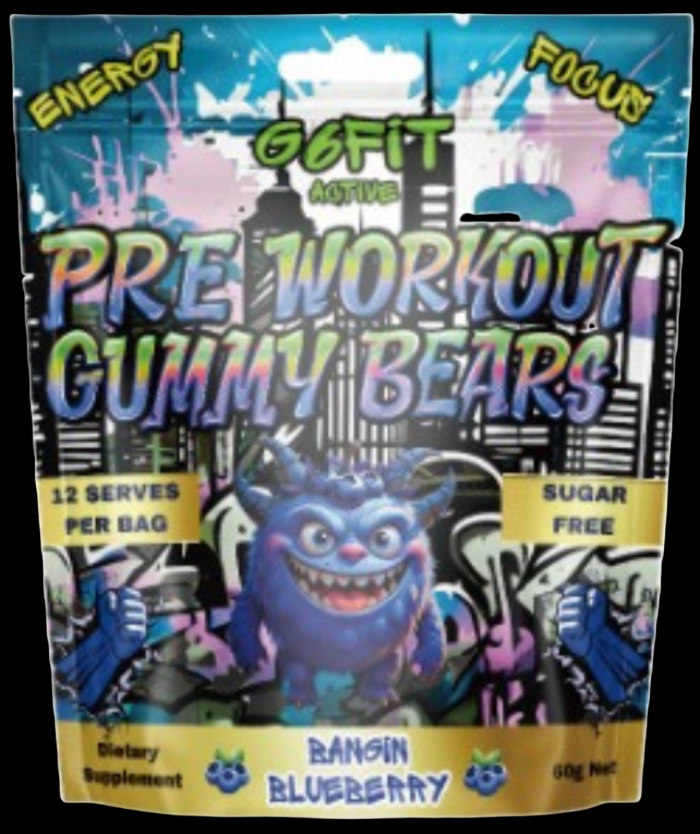 Preworkout Gummy Bears - Bangin Blueberry