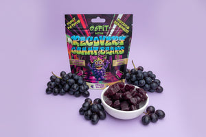 Recovery Post Workout Gummy Bears Grape Blast, 60g ( Sugar Free )