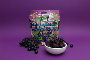 Pre Workout Gummy Bears - Grape 60g ( Sugar Free)