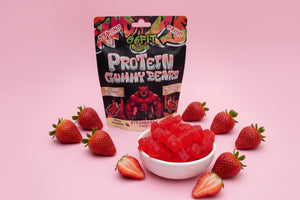 Protein Gummy Bears Strawberry Twist 100g