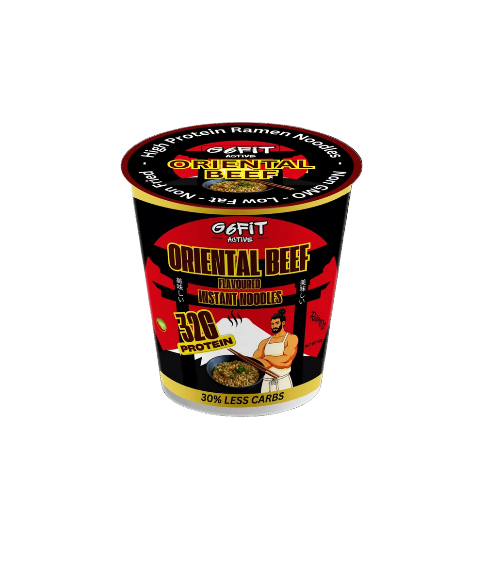 High protein Ramen Noodles - Oriental Beef 12 Pack