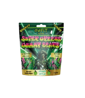 Super Greens Gummy Bears Green Apple, 60g ( Sugar Free )
