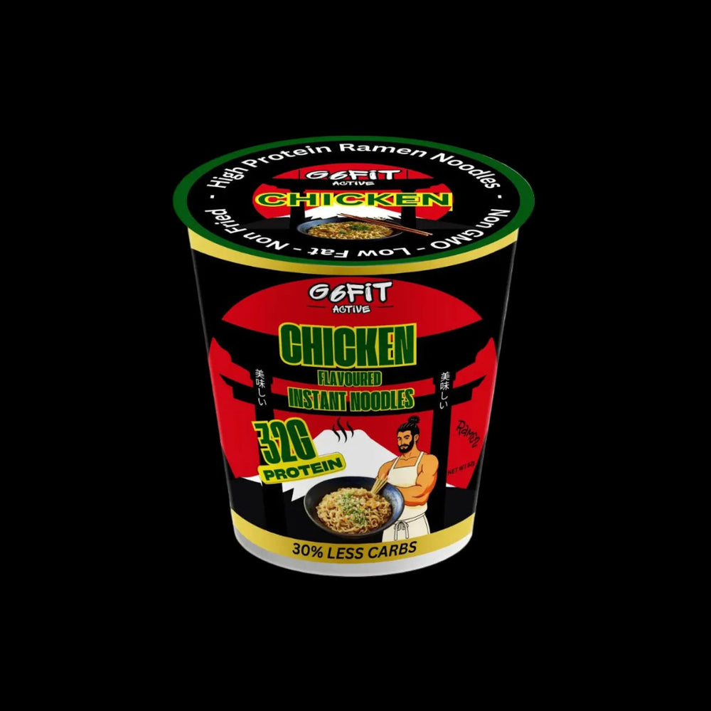 High Protein Ramen Noodles - Chicken 62g x 6