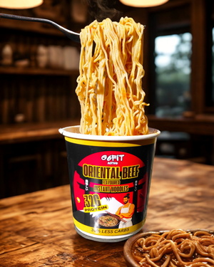 High protein Ramen Noodles - Oriental Beef 62g x 6