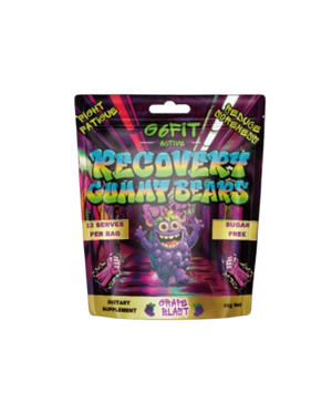 Recovery Post Workout Gummy Bears Grape Blast, 60g ( Sugar Free )