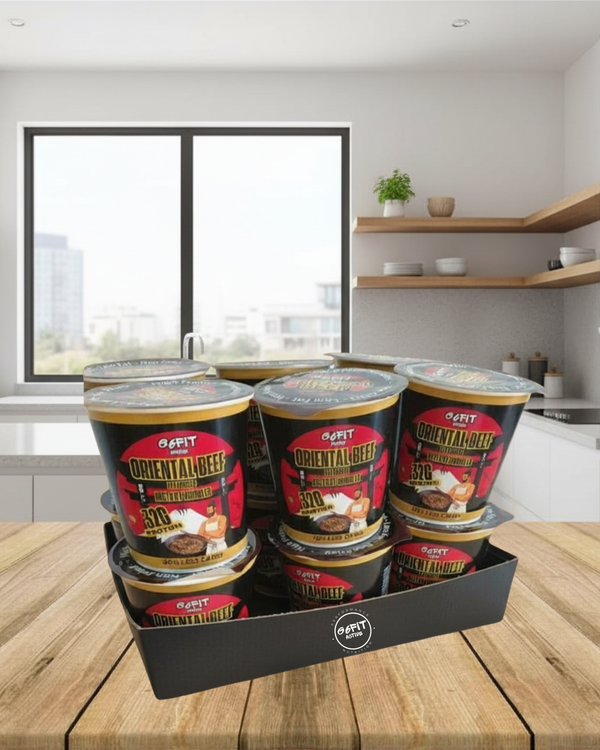 High protein Ramen Noodles - Oriental Beef 12 x 62g