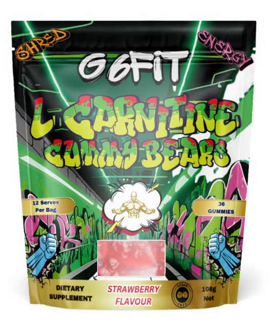 L-Carnitine Gummy Bears - Sugar Free (Strawberry)
