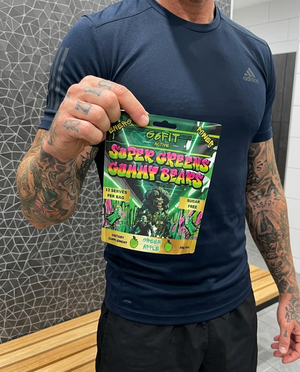 Super Greens Gummy Bears Green Apple,  60g ( Sugar Free )